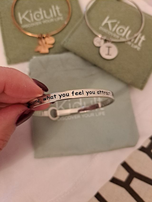 Set 3 bracciali  in acciaio Kidult