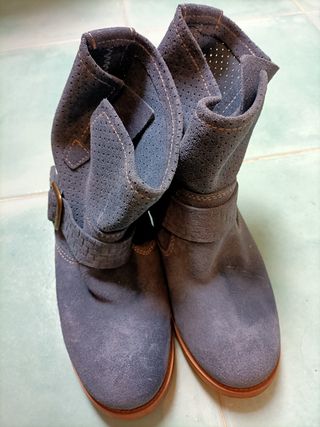Botines de piel