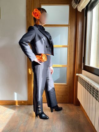 Traje de Amazona de Sevillana Negro