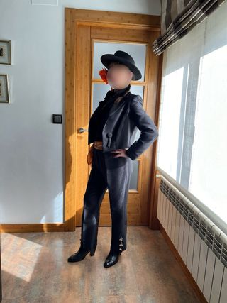 Traje de Amazona de Sevillana Negro