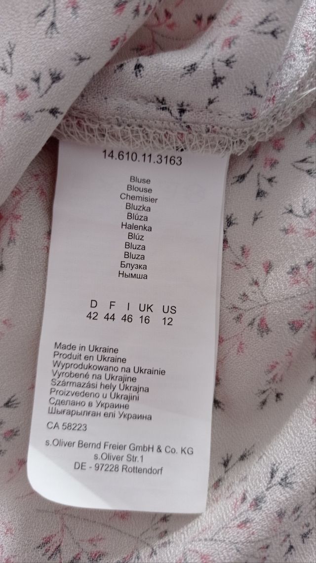 Blusa estampada S.Oliver T.42