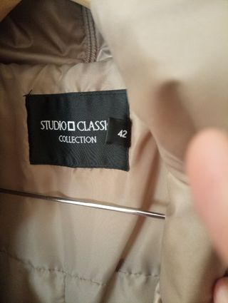 Chaquetón plumas mujer