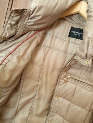 Chaquetón plumas mujer