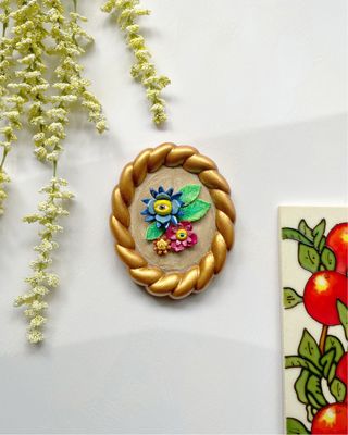 Decoração parede com flores