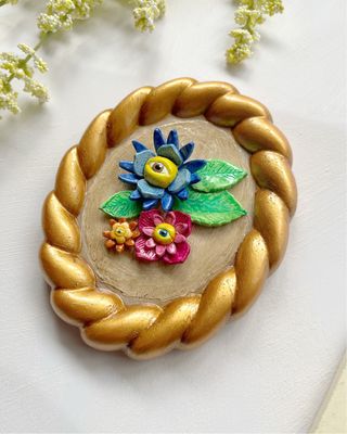 Decoração parede com flores