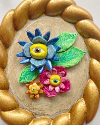 Decoração parede com flores