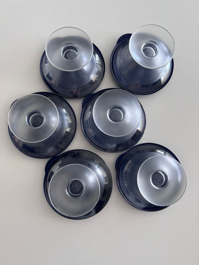 6 Coppette con sigillo Tupperware