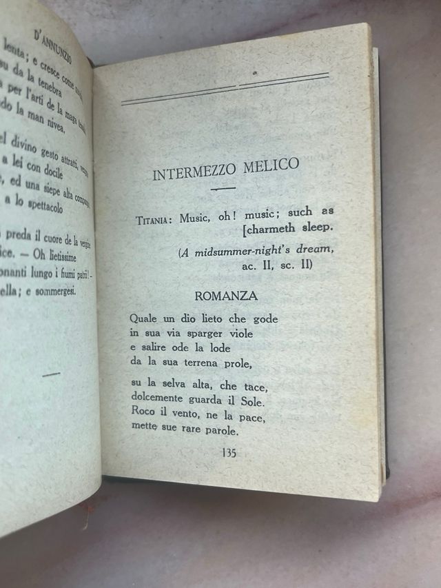 Gabriele d’Annunzio, “Poesie”, 1917