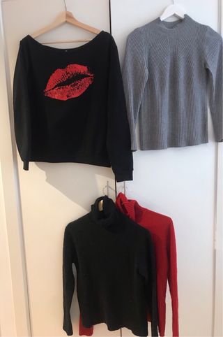 Lote de 4 jerseis de mujer 