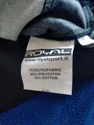 Maglia calcio termica tg XL Royal