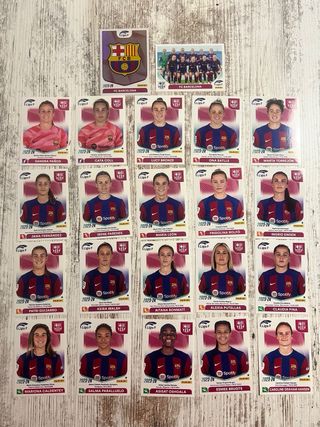 Coleccion cromos 23/24 liga F   FC BARCELONA