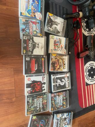 ps3 volante y pedales move  2 mandos 