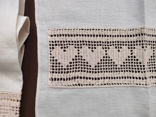 Asciugamani vintage ricamati a mano