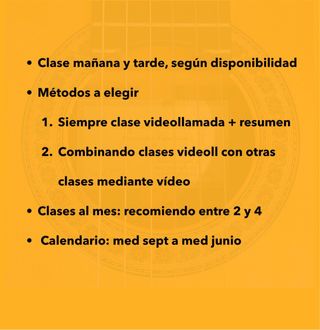 Clases guitarra online Flamenca Clásica Brasileña