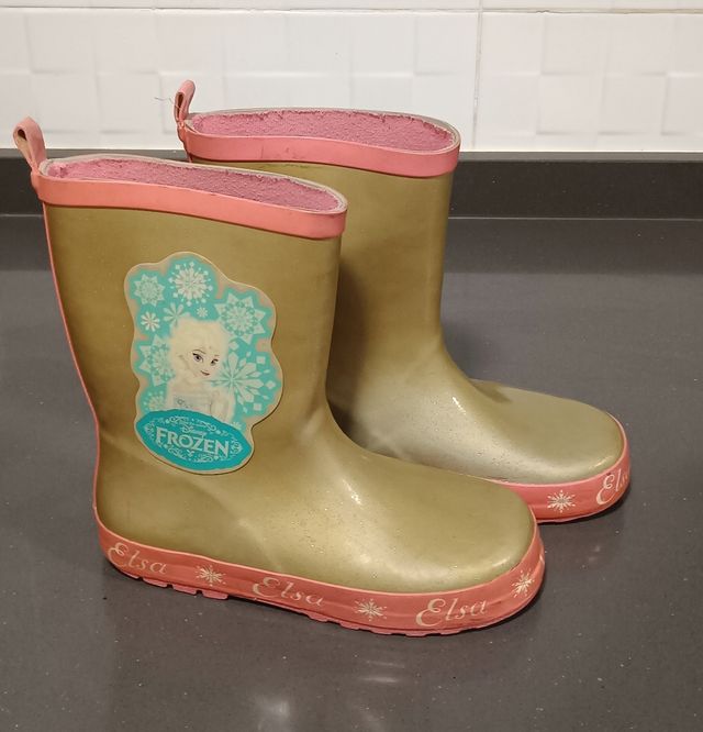 Botas agua niña Elsa Frozen T.30/31