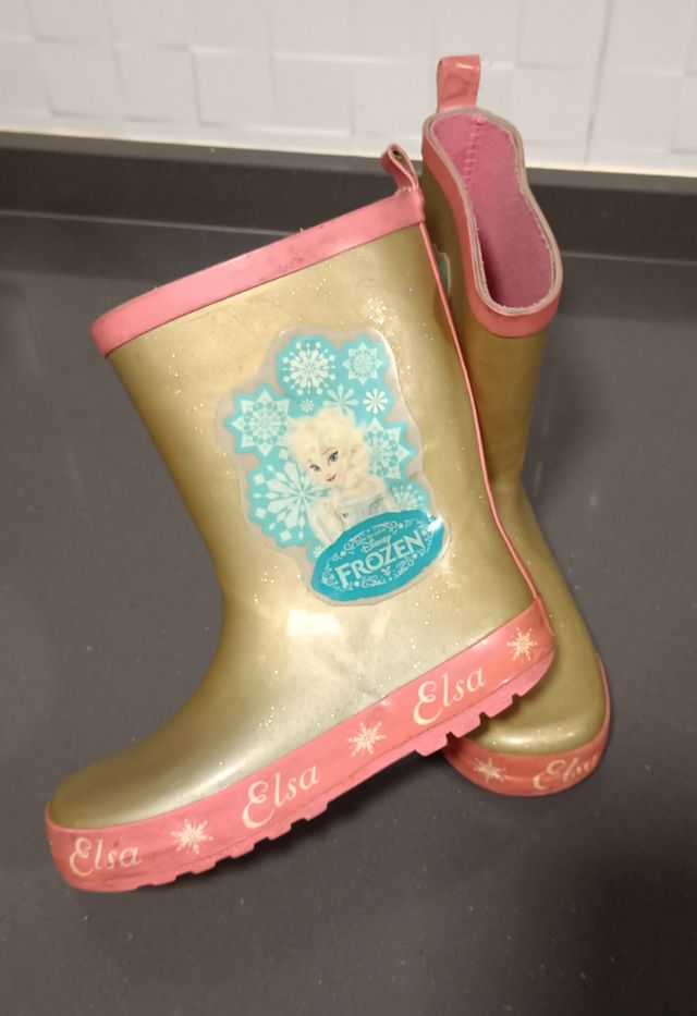 Botas agua niña Elsa Frozen T.30/31