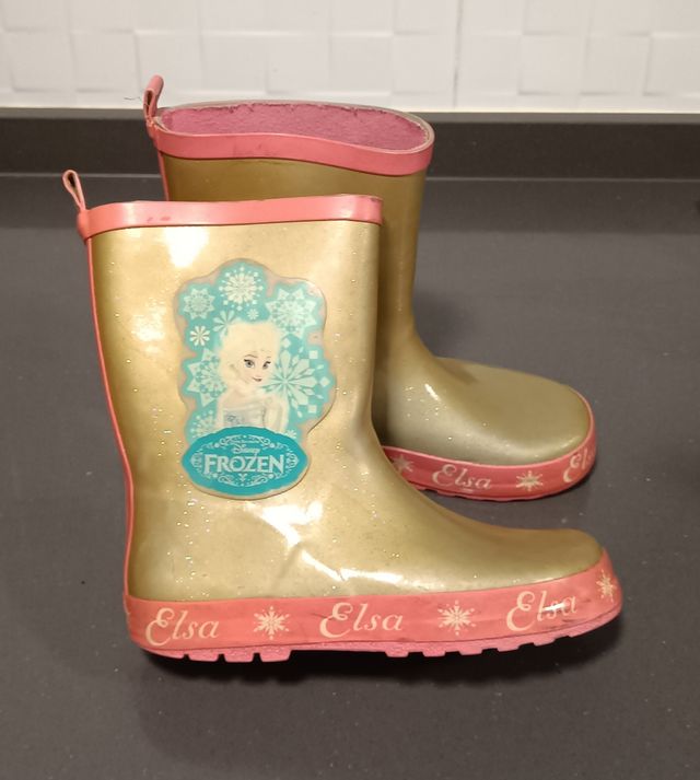 Botas agua niña Elsa Frozen T.30/31