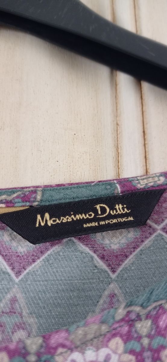 Blusa estampada Massimo Dutti.