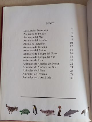 Libro Atlas Ilustrado de los Animales