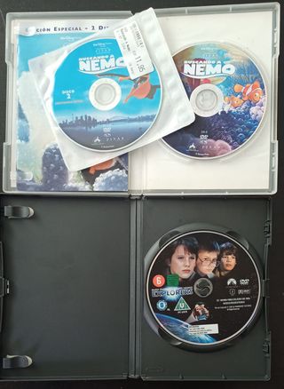Pack de películas familiares en DVD