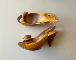 Sandalias de tacon peep-toe nuevas 40