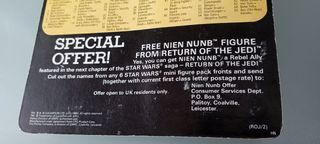 Vintage Bib Fortuna MOC Palitoy ROTJ 65 back