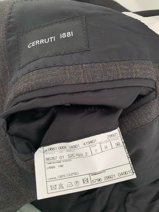 Chaqueta Cerruti 1881