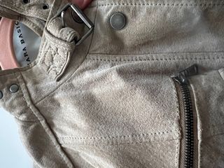 Cazadora ante beige Zara talla 38-M