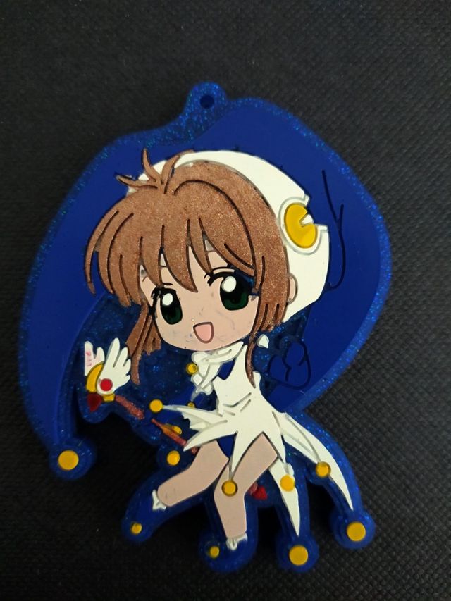 Llavero Card Captor Sakura en resina Kawaii chibis