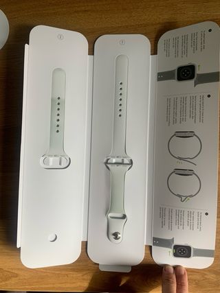 Apple watch SE Silver Aluminum Sport Band Gps