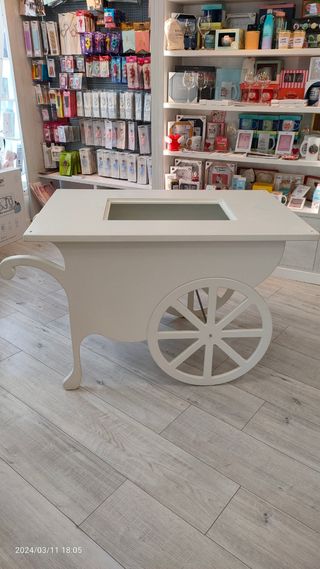 Carrello Candy Bar in legno