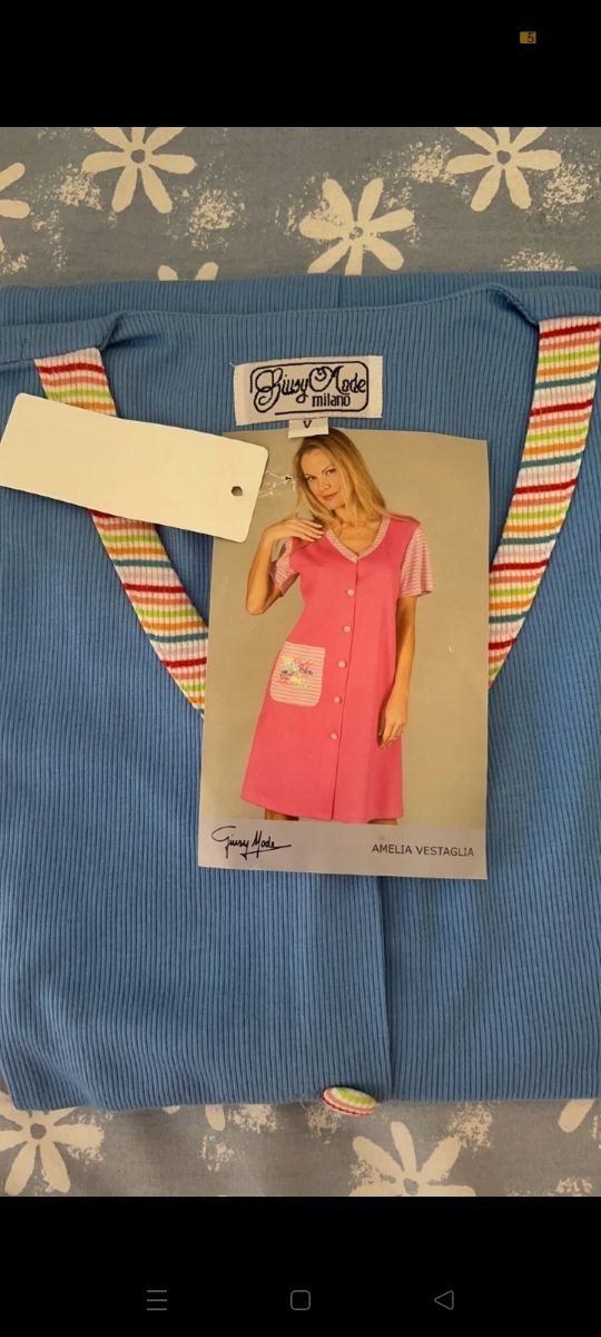 Vestaglia/camicia da notte donna con cartellino