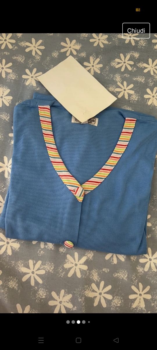 Vestaglia/camicia da notte donna con cartellino