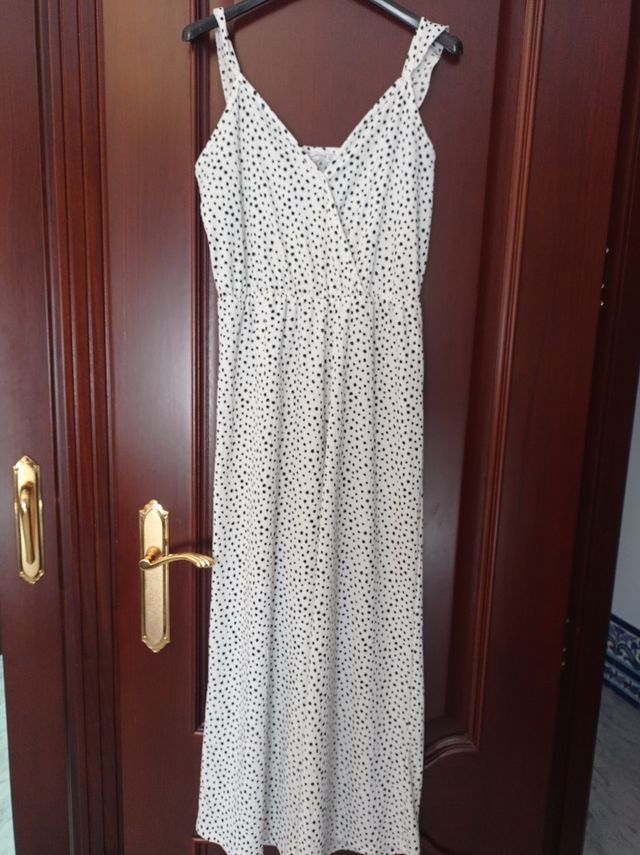 Mono mujer tirantes blanco y negro