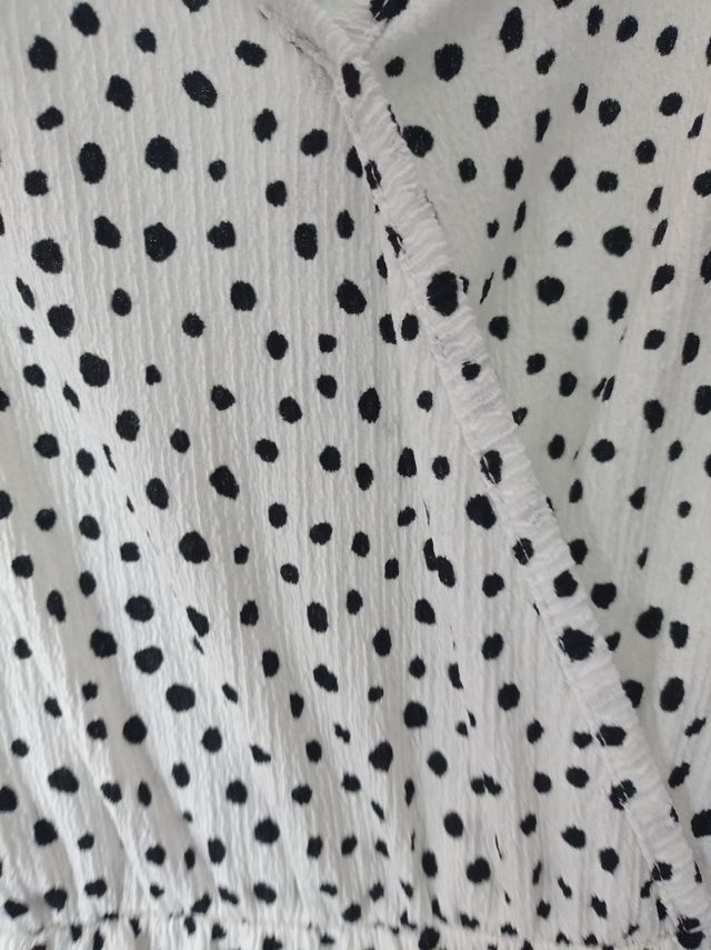 Mono mujer tirantes blanco y negro