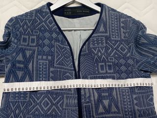 Chaqueta azul zara talla S étnica 