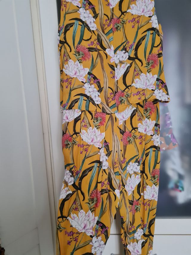 Mono largo estampado Cortefiel talla 44