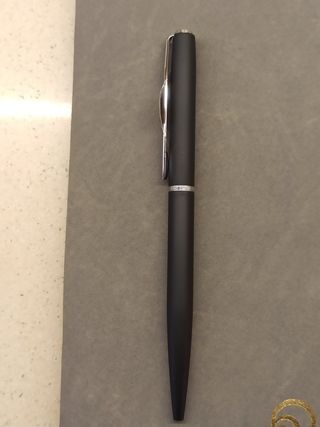 BOLÍGRAFO ÉLYSÉE 2/701 ACERO MATE NEGRO
