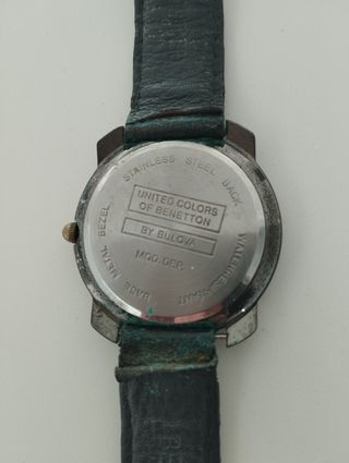 Reloj Benetton by Bulova antiguo