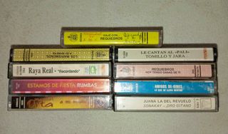 LOTE DE CASSETTES FLAMENQUITO Y VINTAGE.