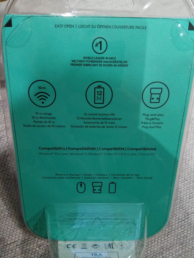 Raton inalámbrico Logitech M171 (Nuevo)