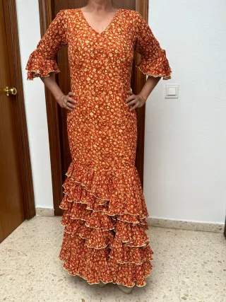 Traje de flamenc.-