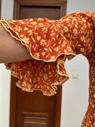 Traje de flamenc.-