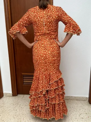 Traje de flamenc.-