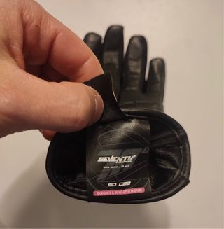 Guantes de cuero para moto (mujer, talla S)