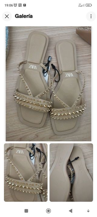 Sandalias Zara mujer número 42 