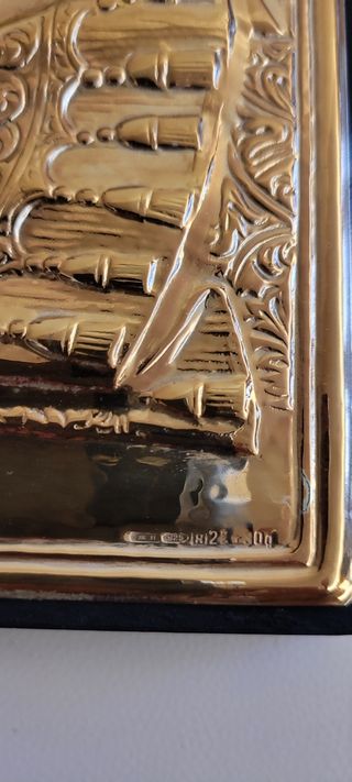 Icona Madonna argento