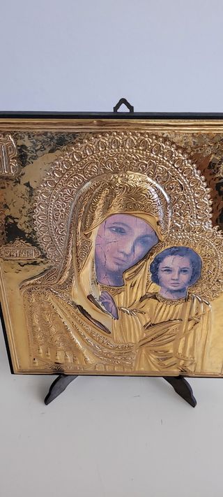 Icona Madonna argento