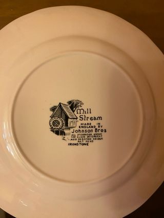 Platos de colección Mill Stream, 22252Johnson Bros
