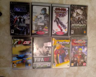 Psp+ juegos+ películas